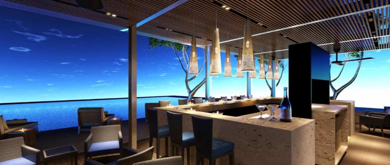 Restaurant with view